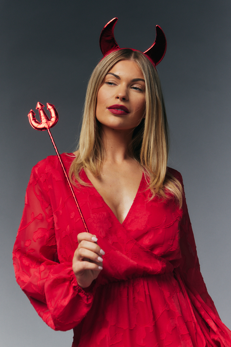 Devil Horn Headband and Accessory Sets