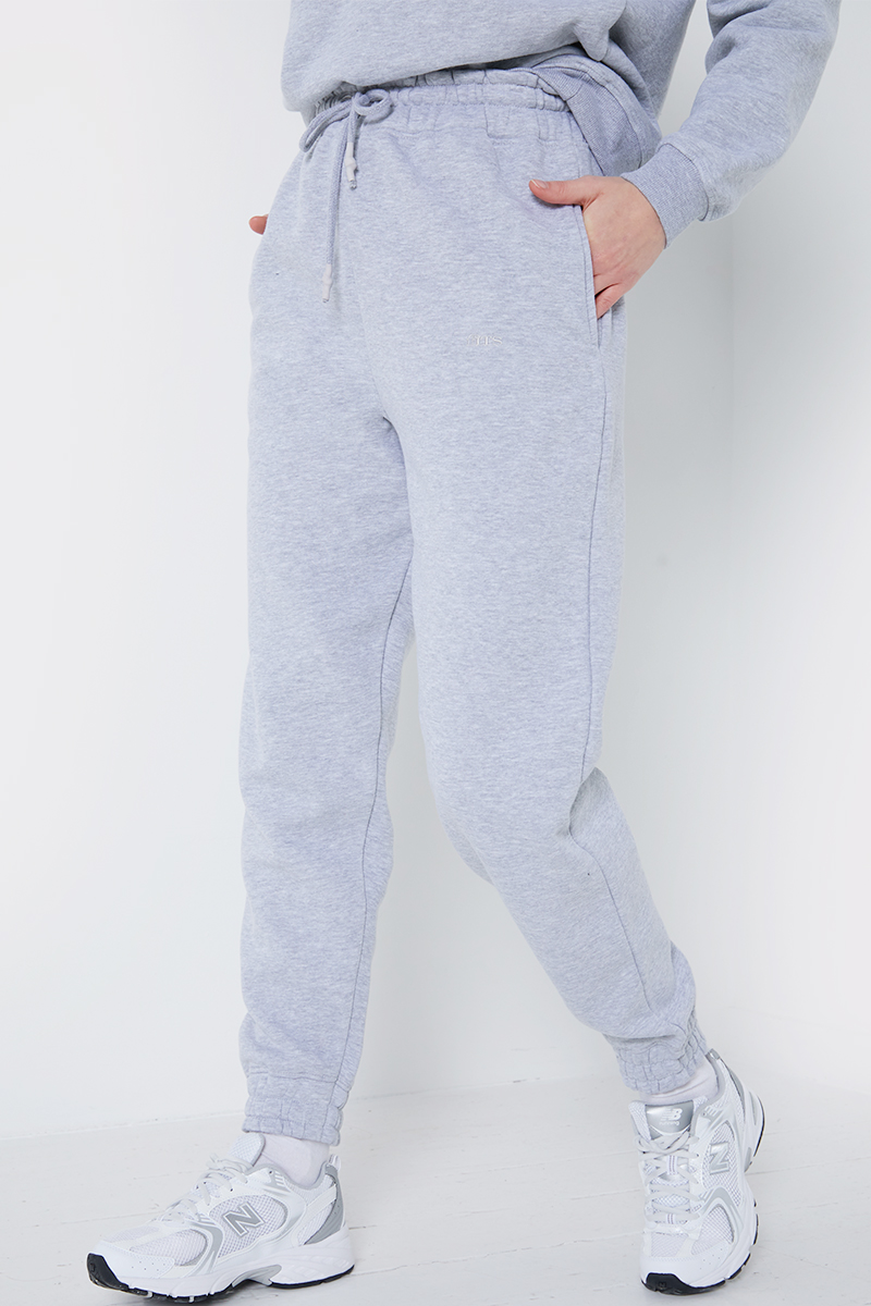 Grey oversized cuffed discount joggers