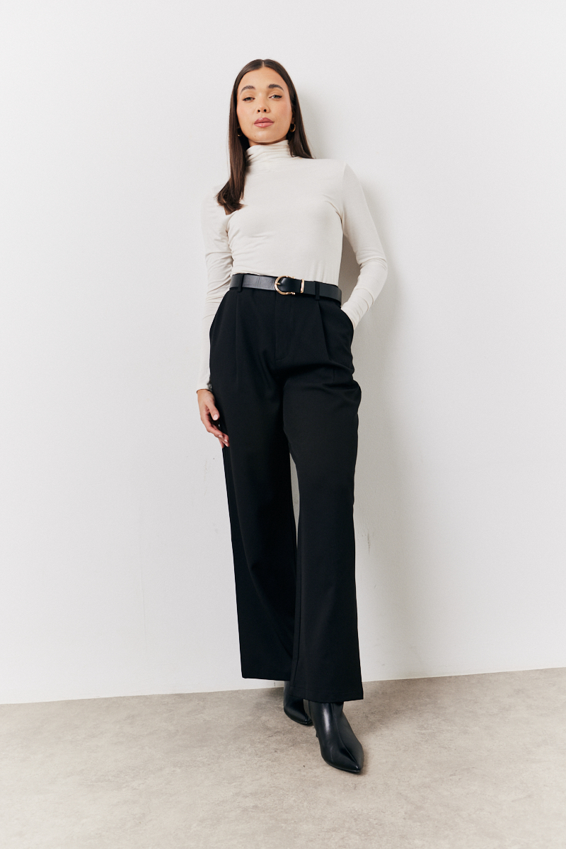 Elastic Waist Back Trouser