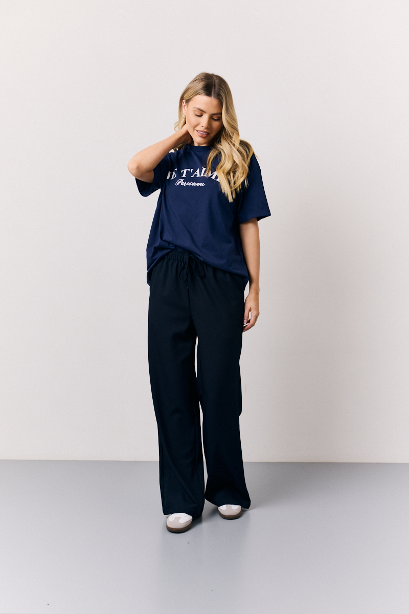 Drawstring Waist Tailored Trouser 