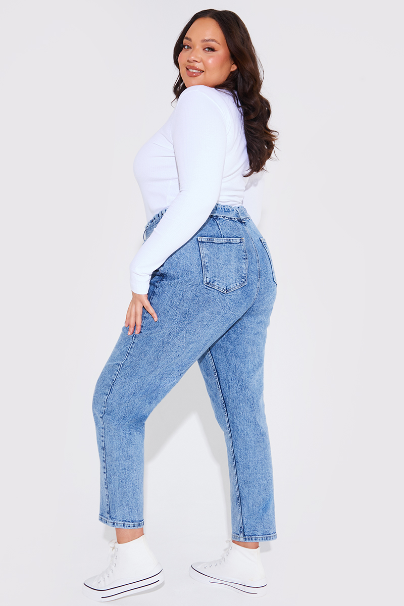 Paperbag jeans plus store size