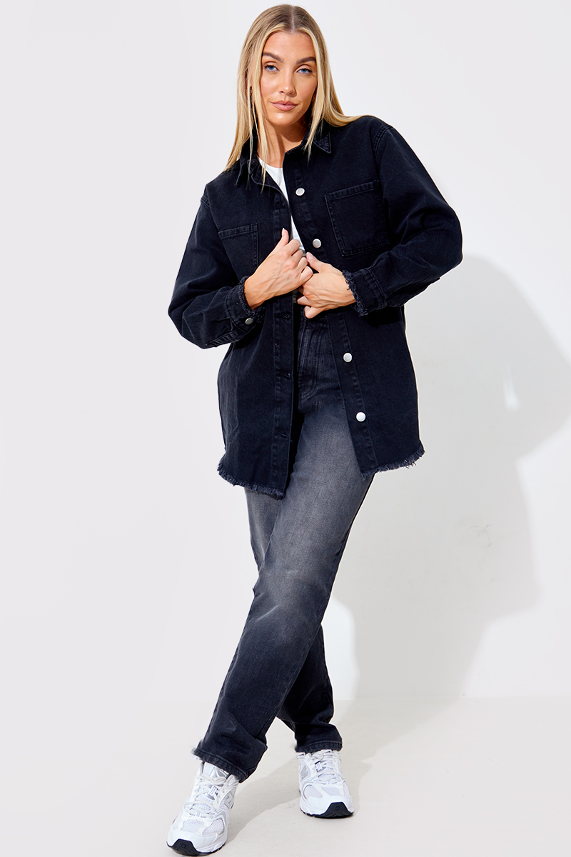 Mom jeans - mid blue // frayed hem – The Style Attic
