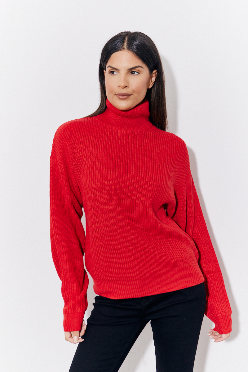 Roll Neck Knitted Jumper