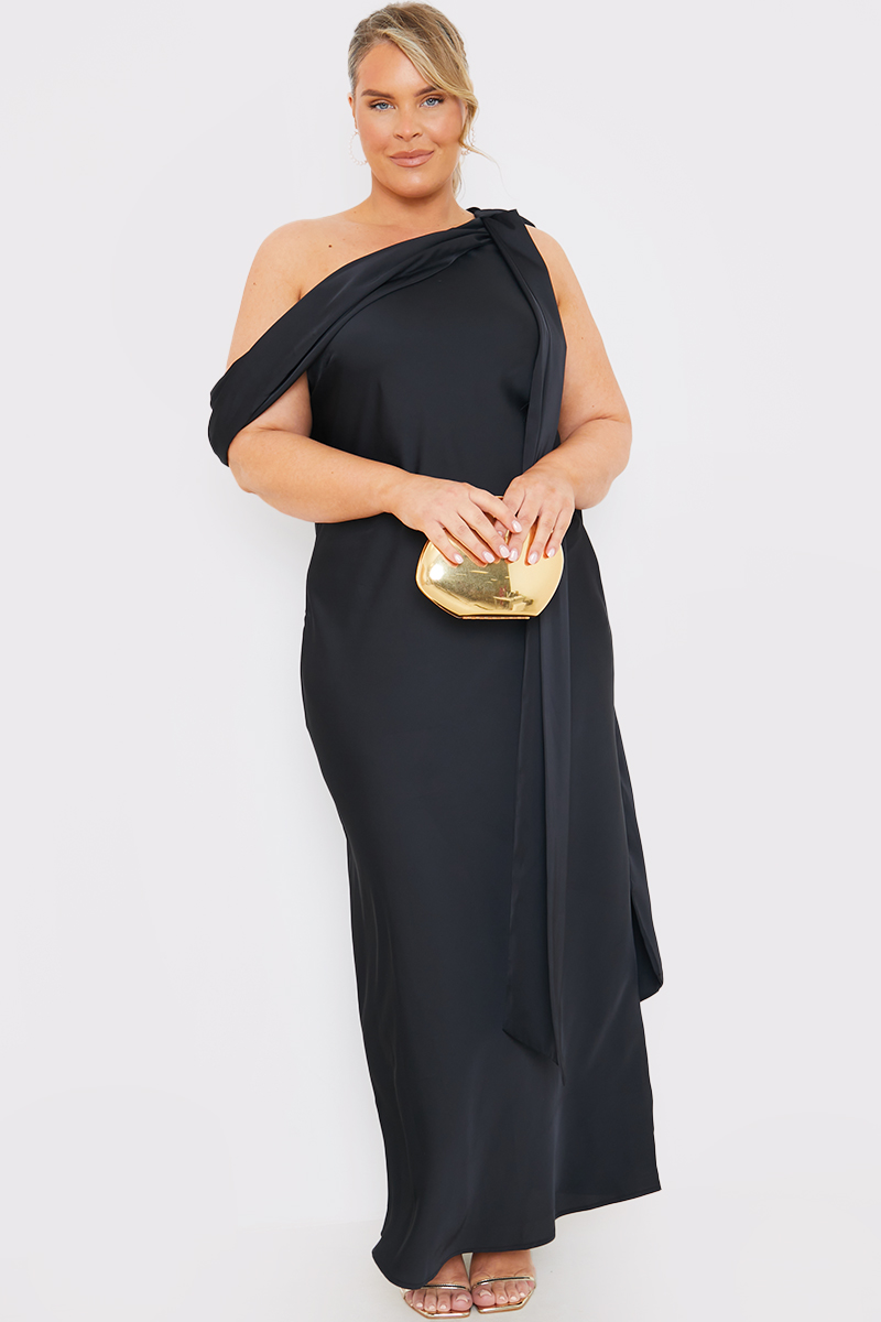 Dress For Women, Black Dress, Asymmetric Dress, Plus Size Clothing, Maxi Dress, Sleeveless Dress, One Shoulder Dress, Cocktail on sale Dress