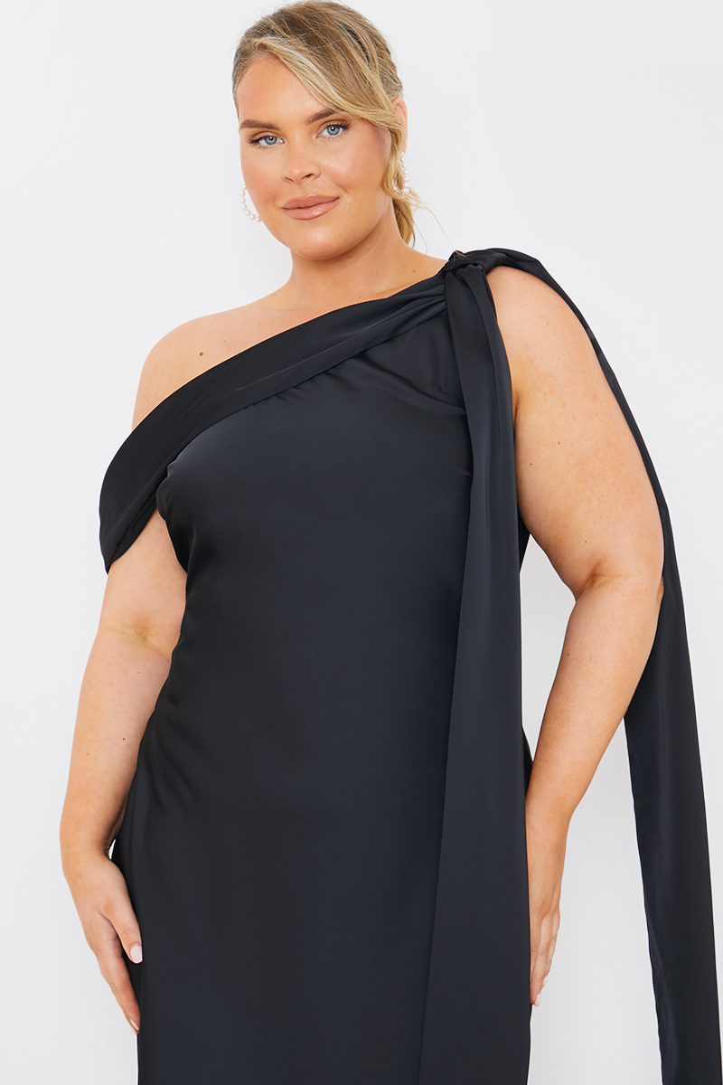 Dress For Women, Black Dress, Asymmetric Dress, Plus Size cheapest Clothing, Maxi Dress, Sleeveless Dress, One Shoulder Dress, Cocktail Dress