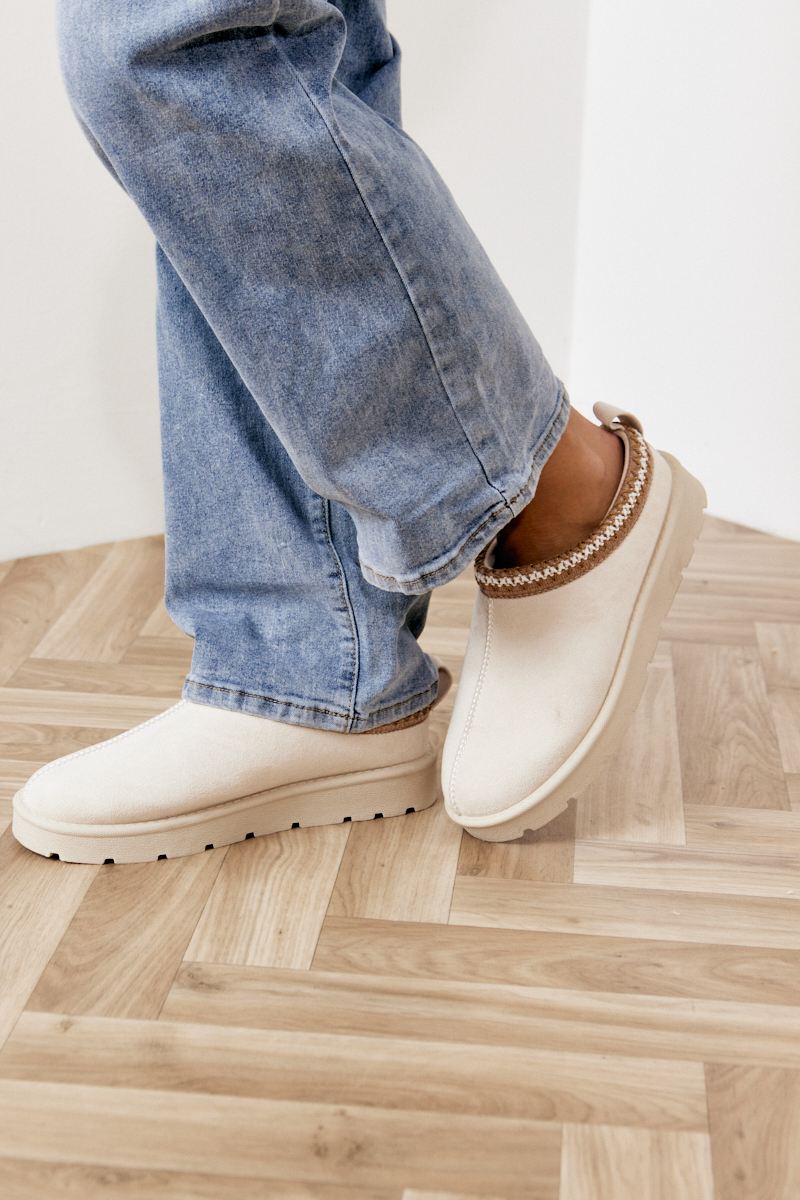 Aztec Faux Suede Shoe