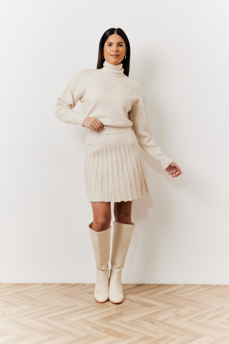Sl Pleated Co-Ord Mini Skirt