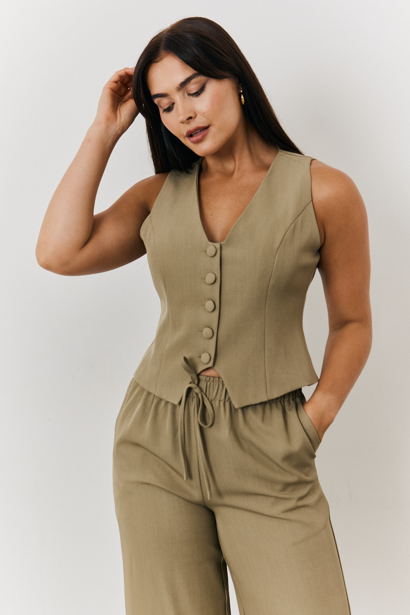 Button Through Waistcoat