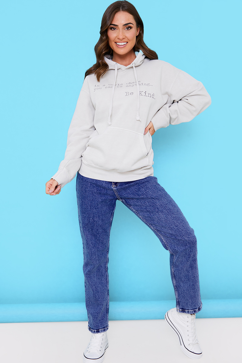 In A World Where You Can Be Anything Be Kind Hoodie