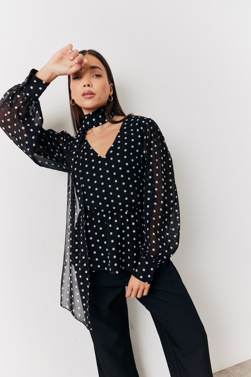 Polka Dot Blouse