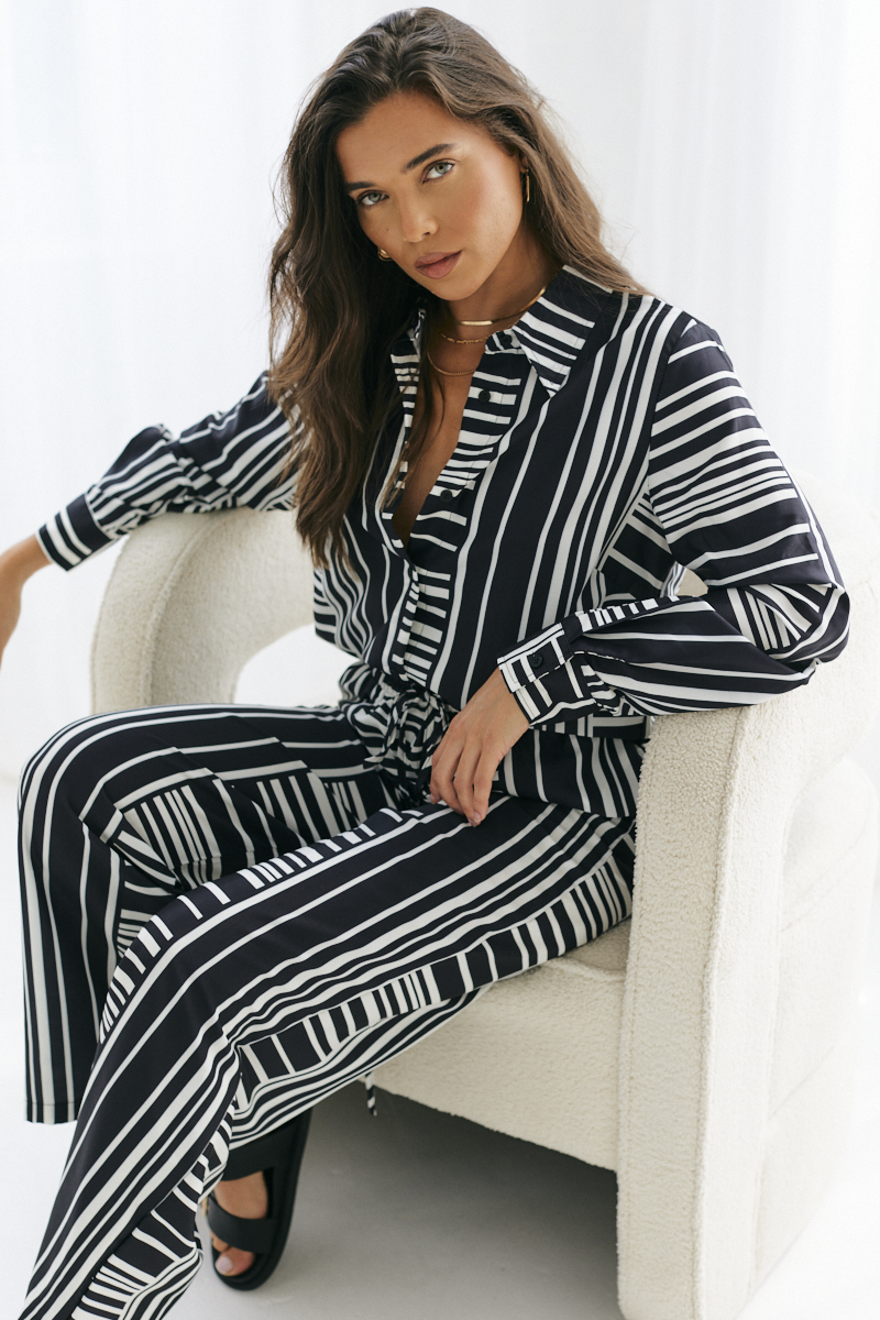 Abstract Stripe Shirt