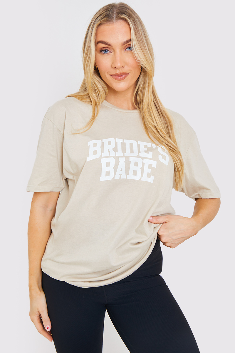 Bride's Babe Crew Neck T-Shirt