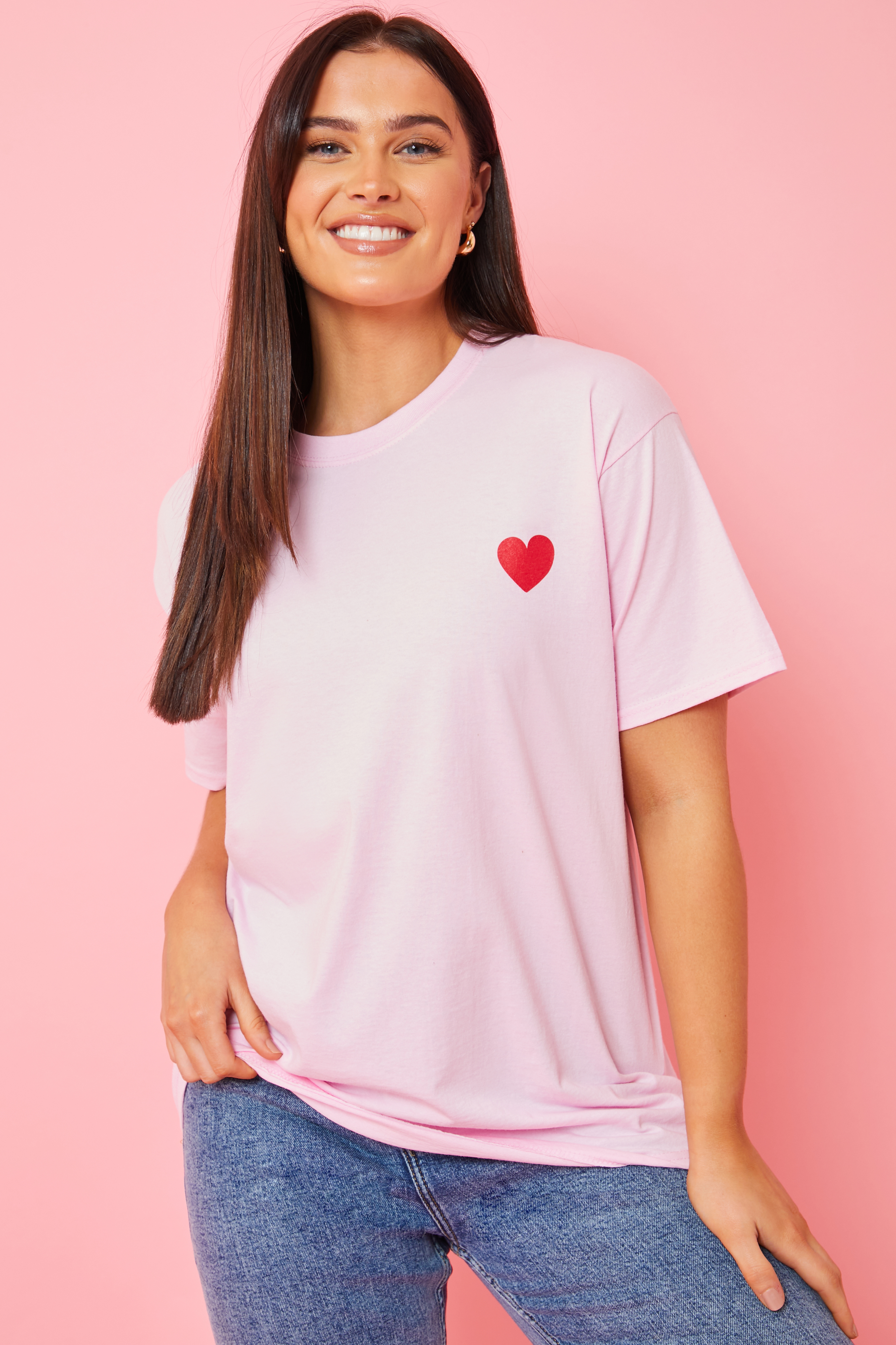 Heart Printed T-Shirt