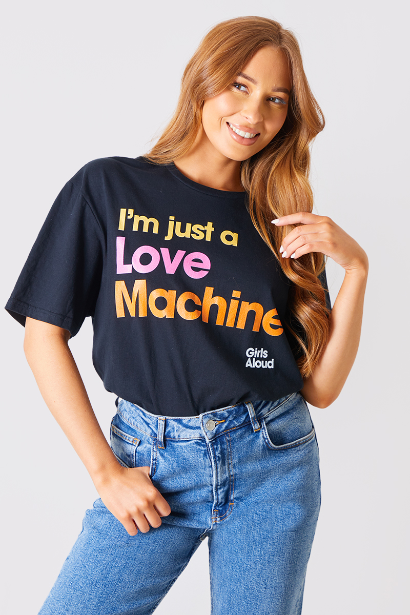 'I'm Just A Love Machine' Slogan T-Shirt