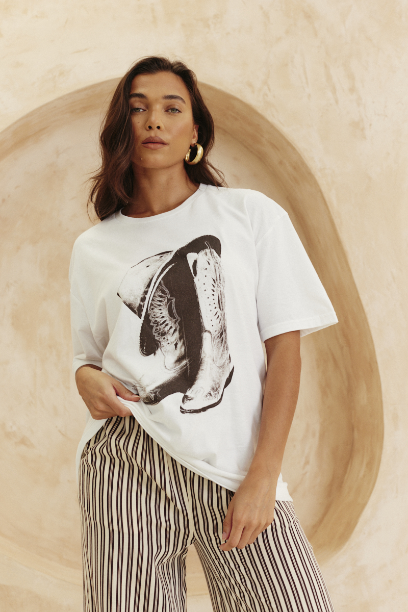 Cowboy Hat And Boots Graphic T-Shirt