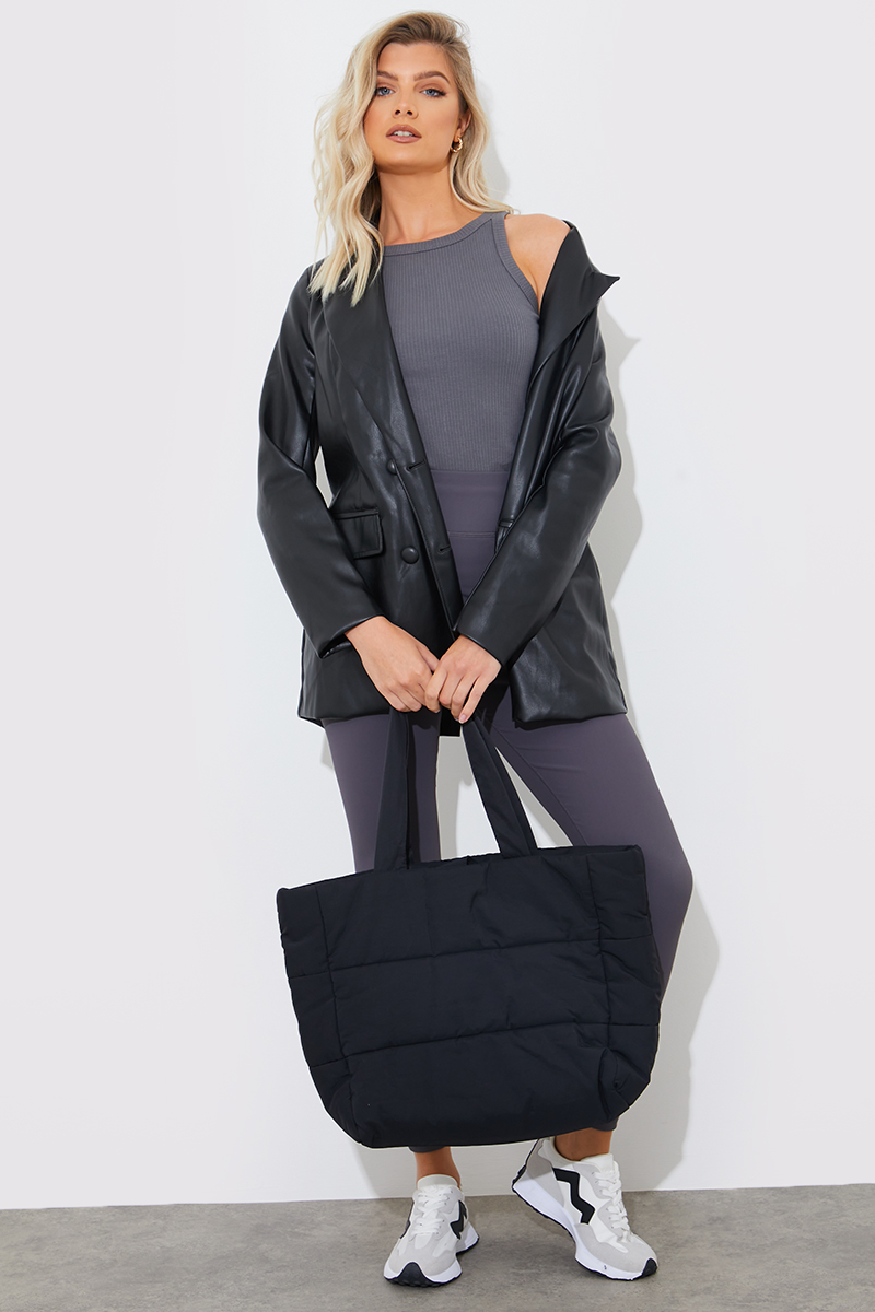 More Sustainable Ribbed Racer Vest