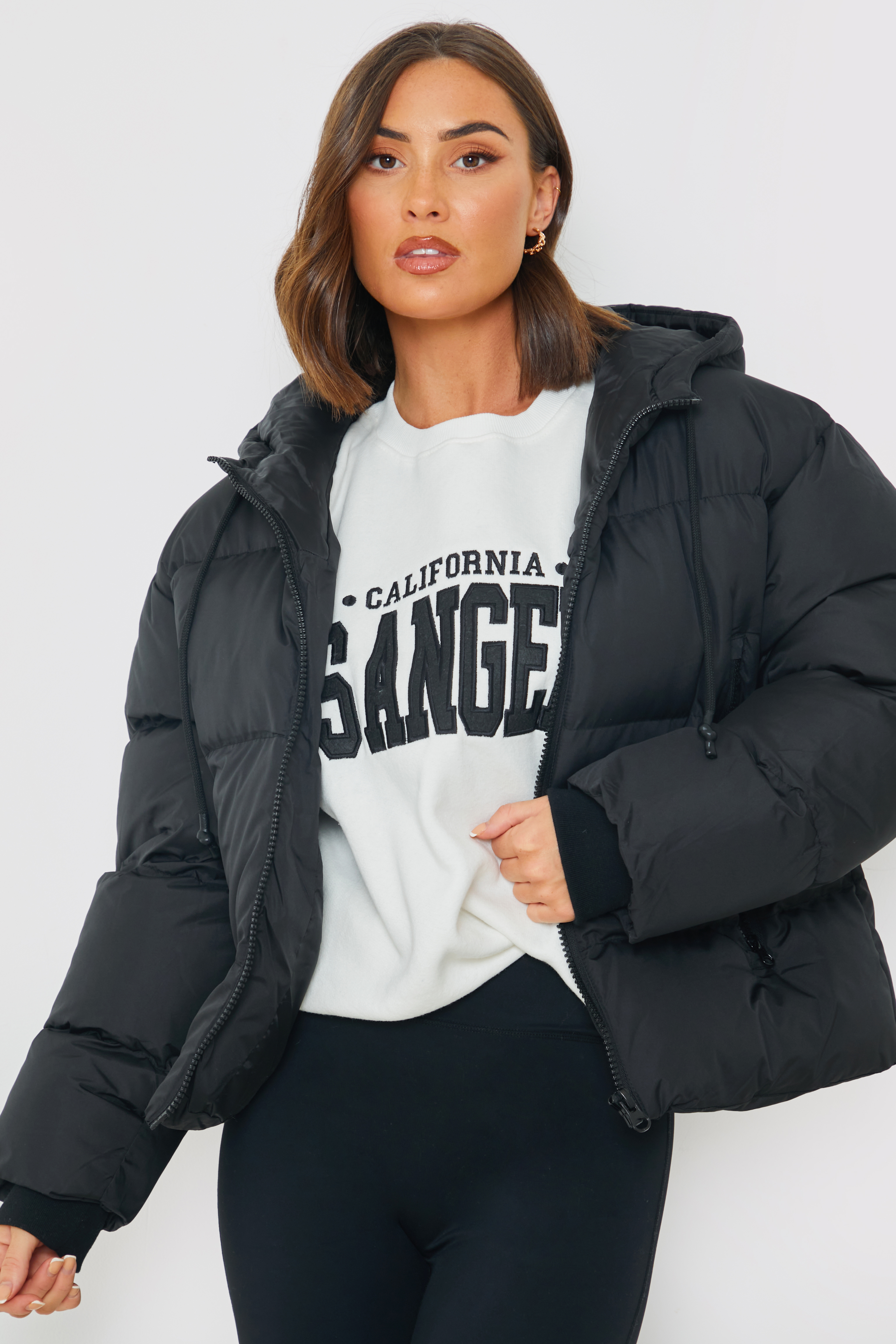 Hooded Puffer Jacket​