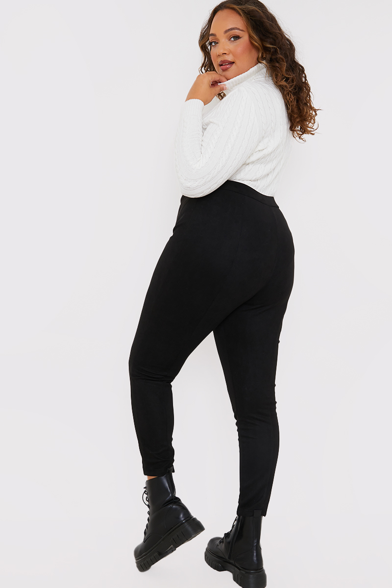 Suede High Waisted Leggings