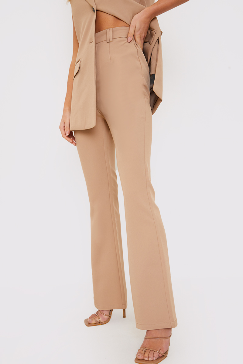 Flared Tailored Trousers | In The Style UK