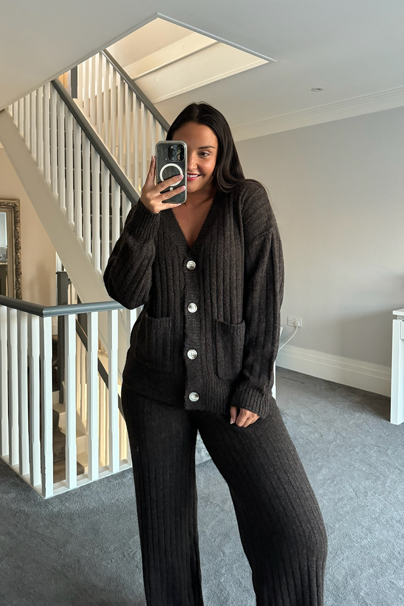 Cardigan co ord best sale