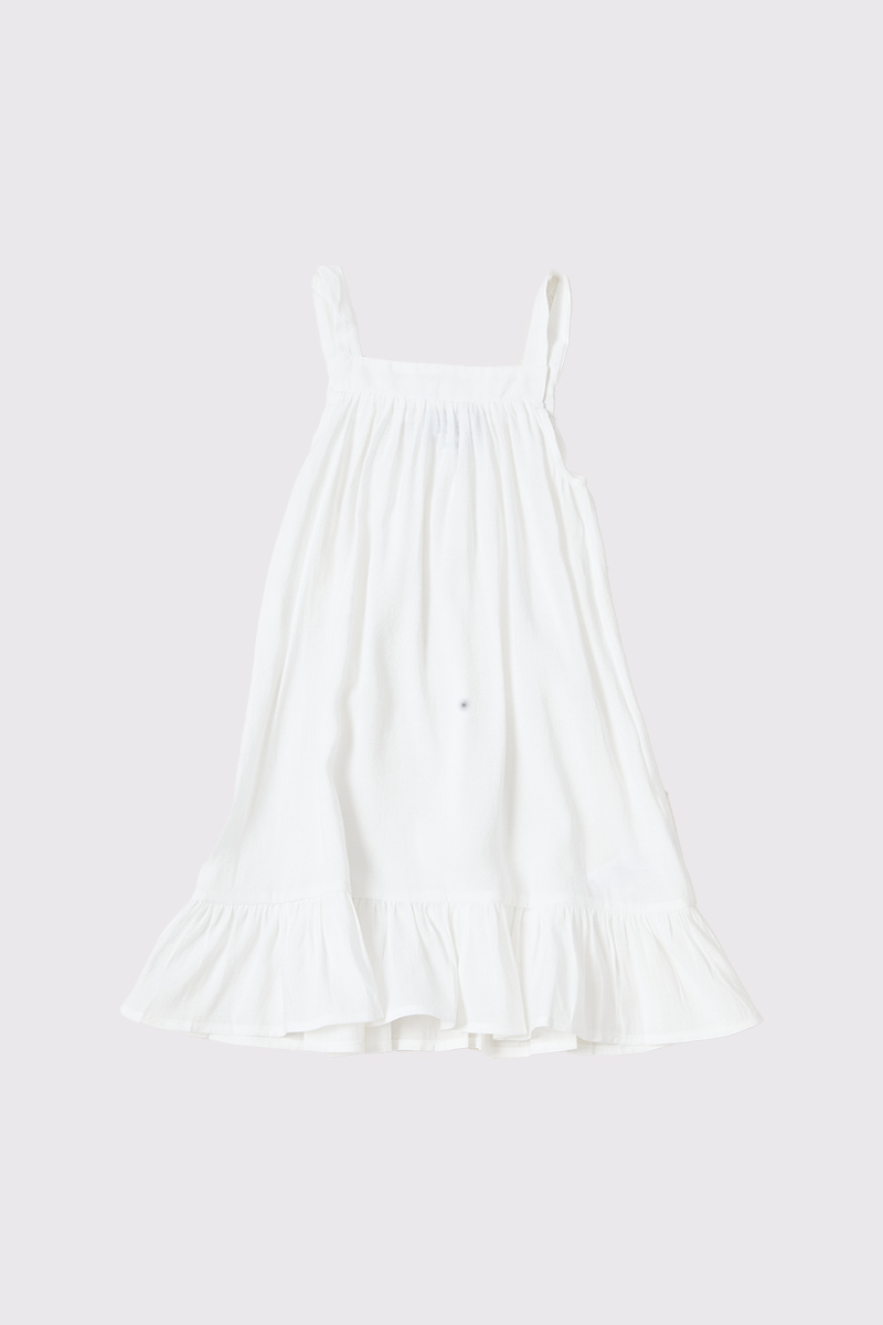 Girls Square Neck Mini Dress