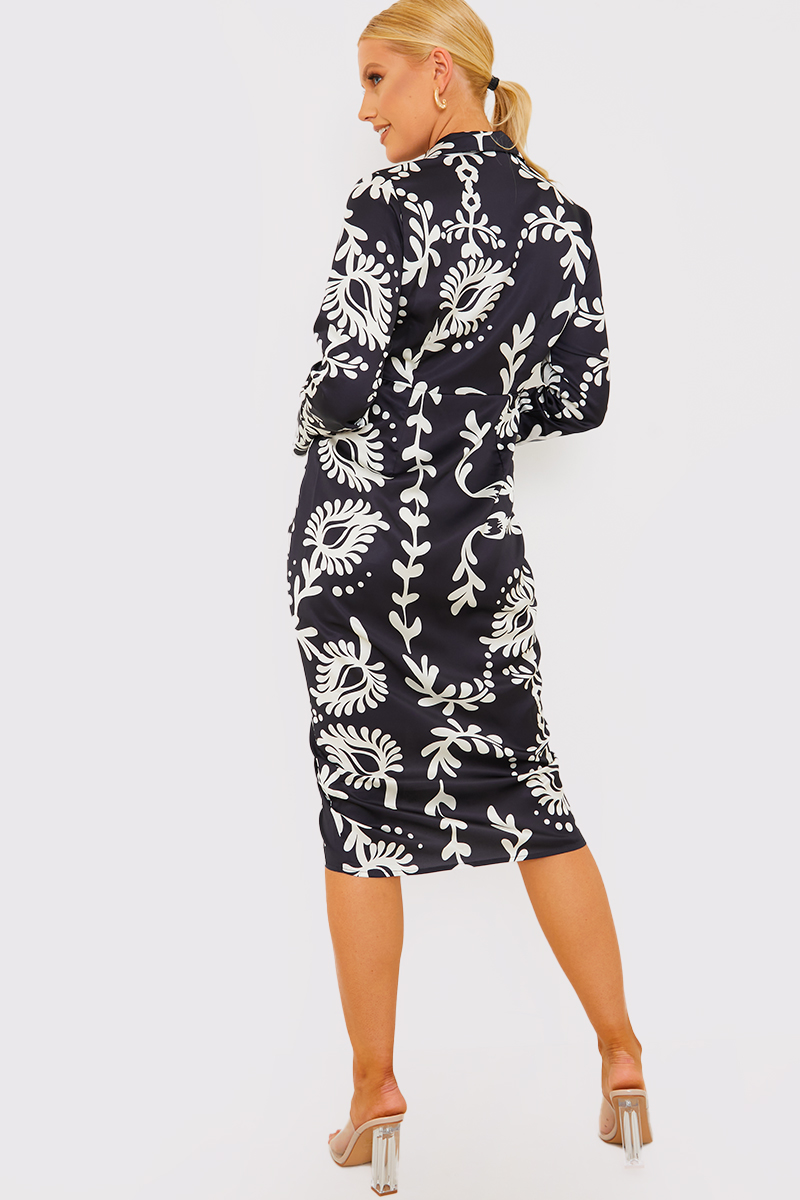 Plunge t clearance shirt dress