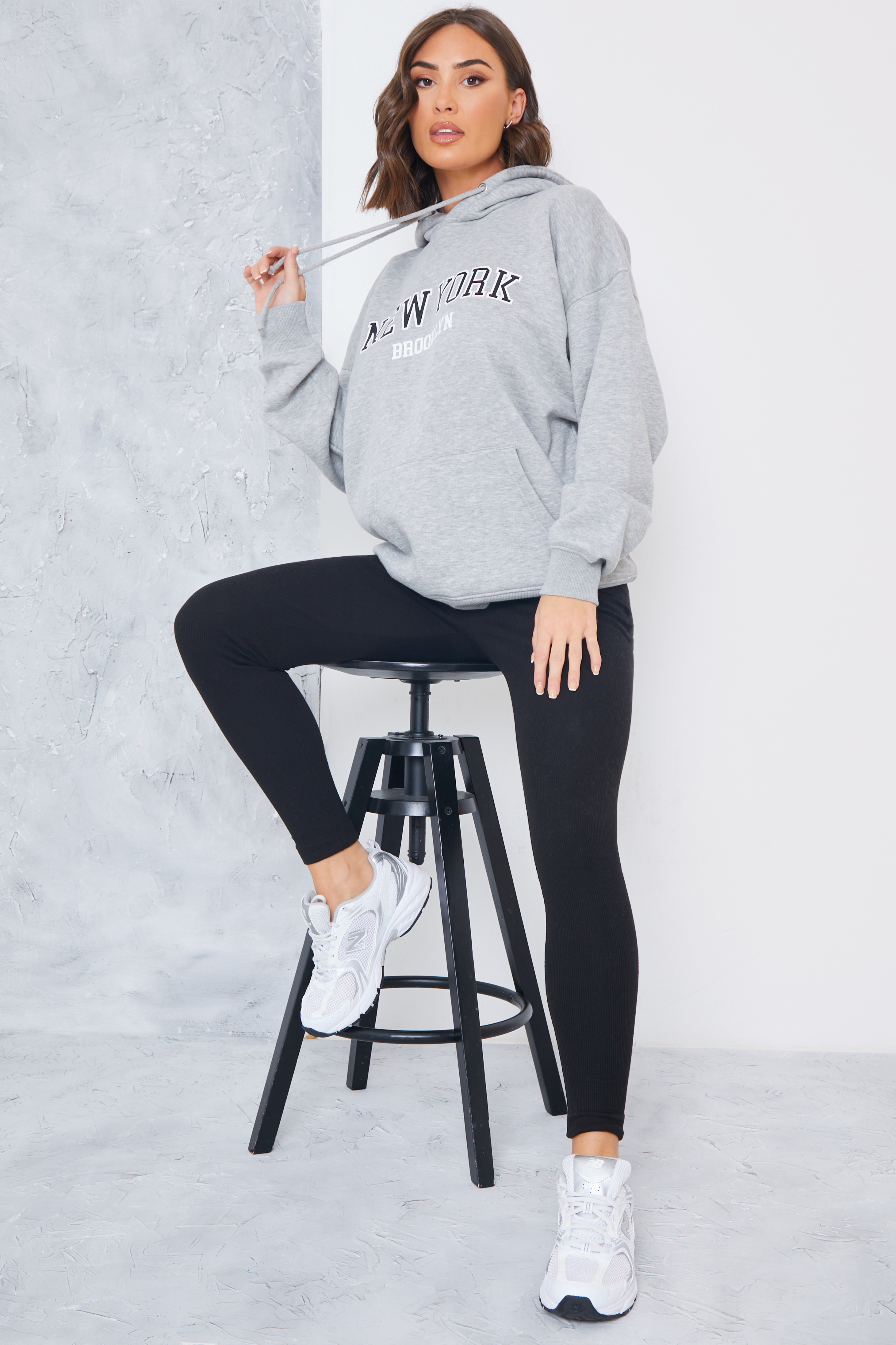 New York Printed Hoodie