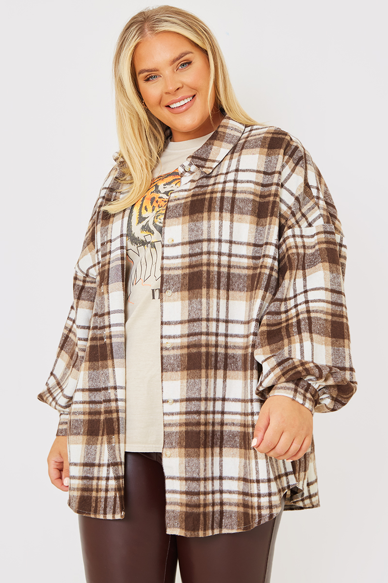 Oversized Check Shirt