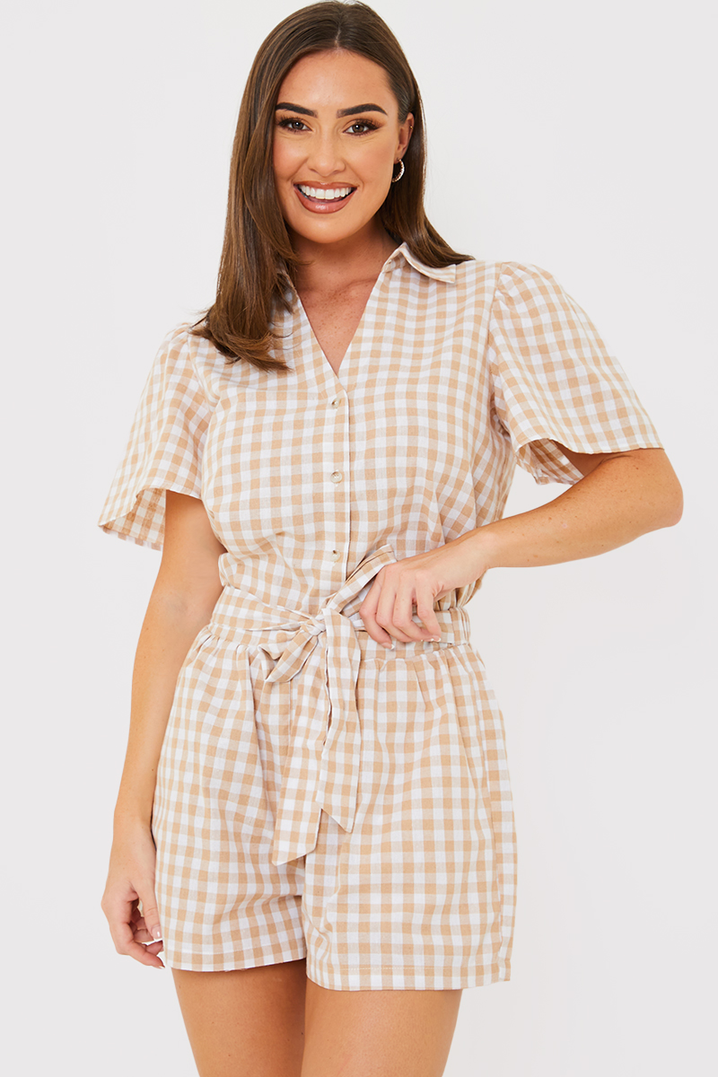 Gingham Short Sleeve Shirt