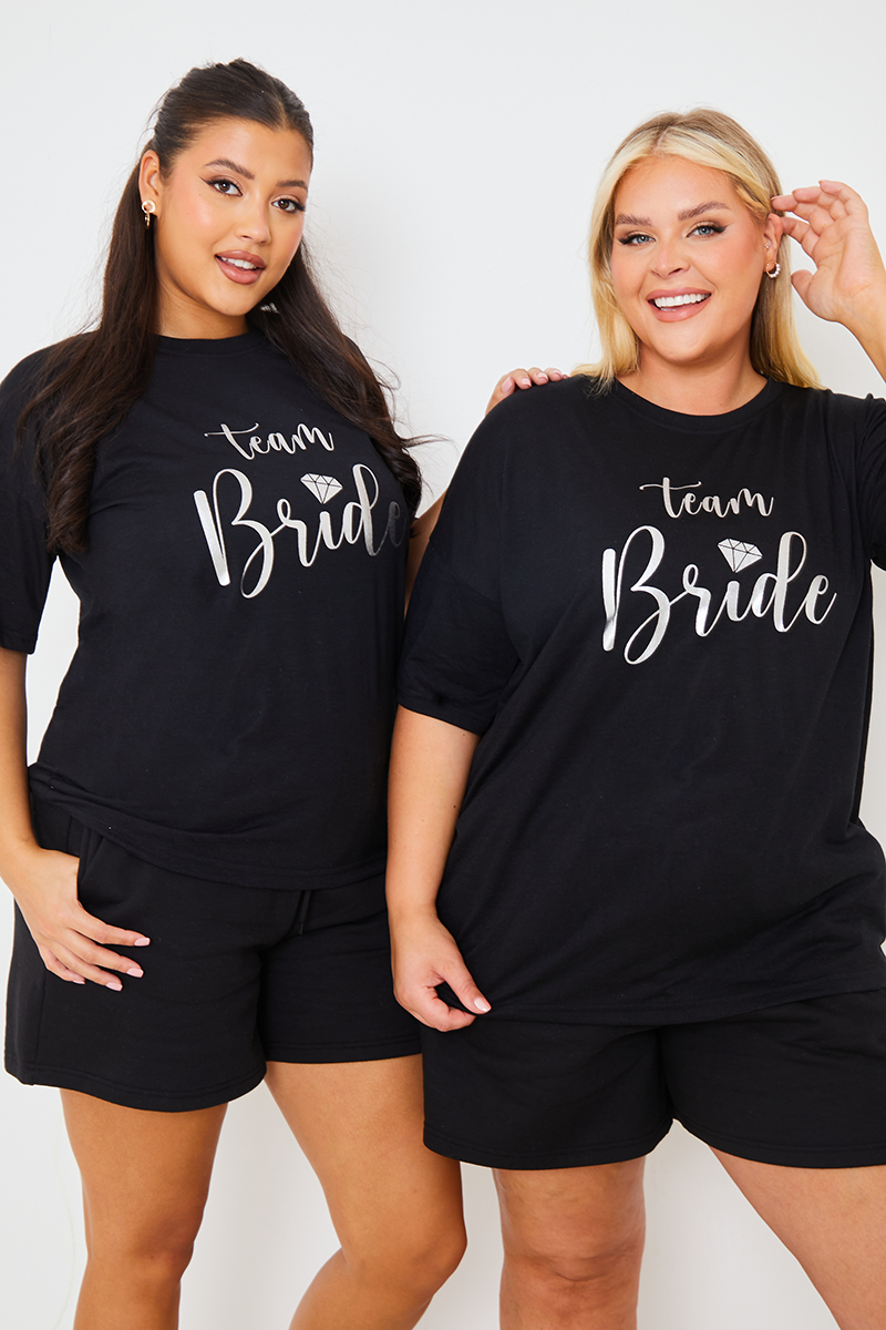 Team Bride Silver Foiled T-Shirt