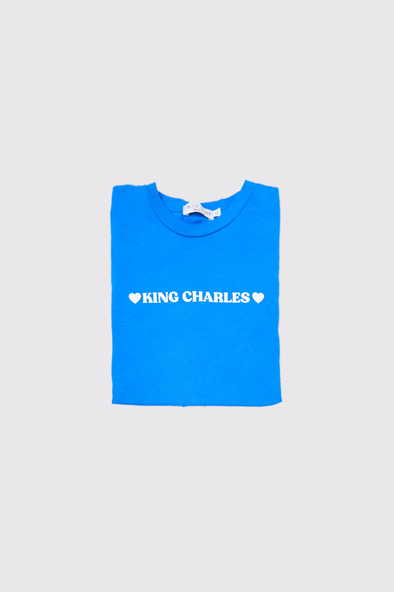 Kids King Charles Slogan T-Shirt