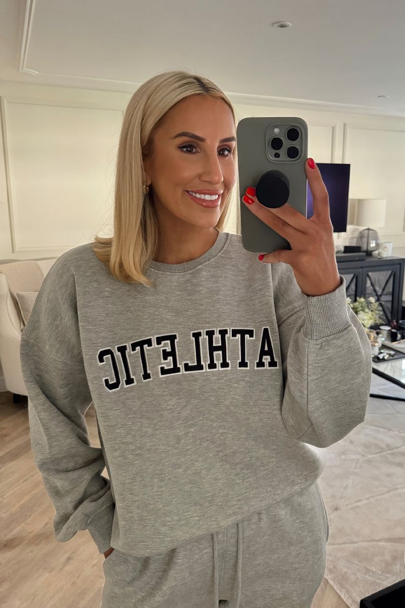 Athletic Slogan Sweater