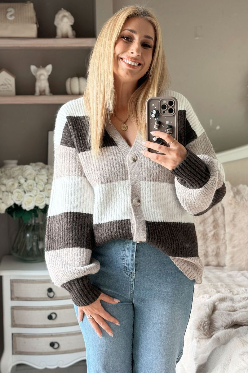 Button up knit cardigan sale