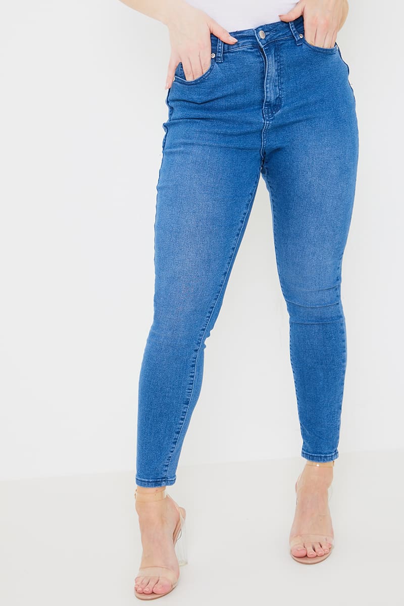 heipeiwa Women's Low Rise Waist Skinny Jeans Stretch Shaping
