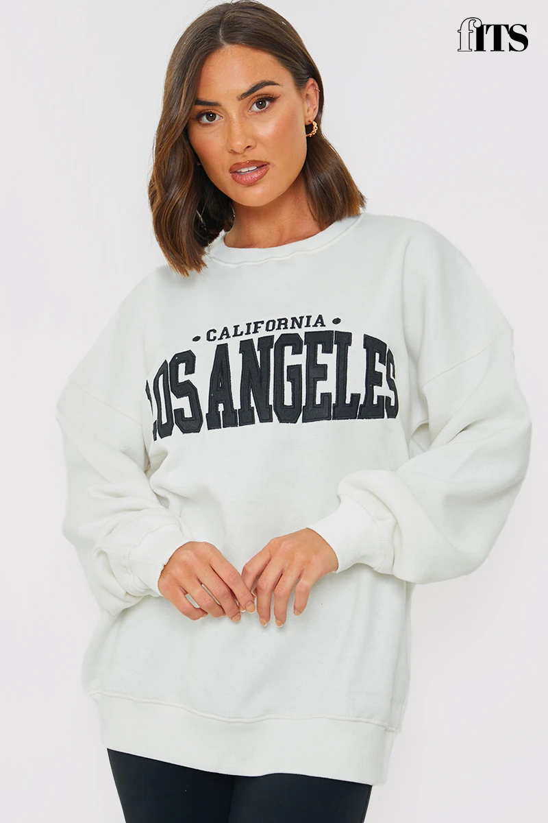 Los Angeles Oversized Sweater | In The Style UK