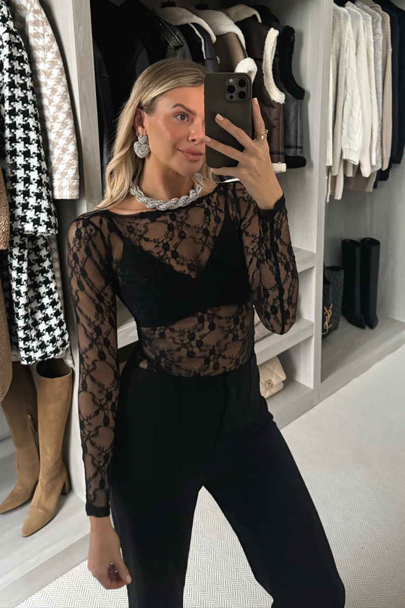Lace Top | In The Style UK