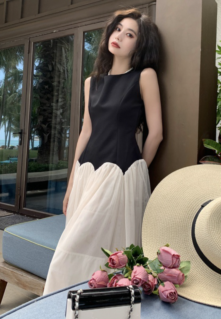 New Chic Hepburn-inspired One piece dress K25121102