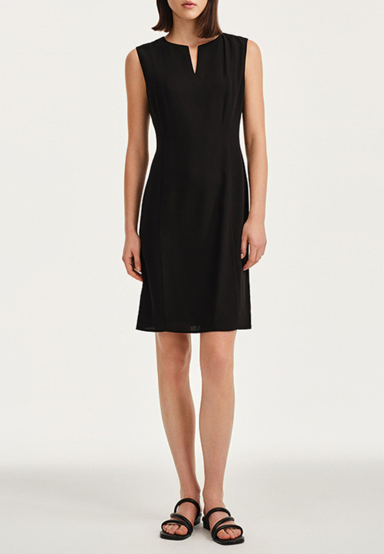 Chic Style Notch Neck Sleeveless Sheath Dress K26051101