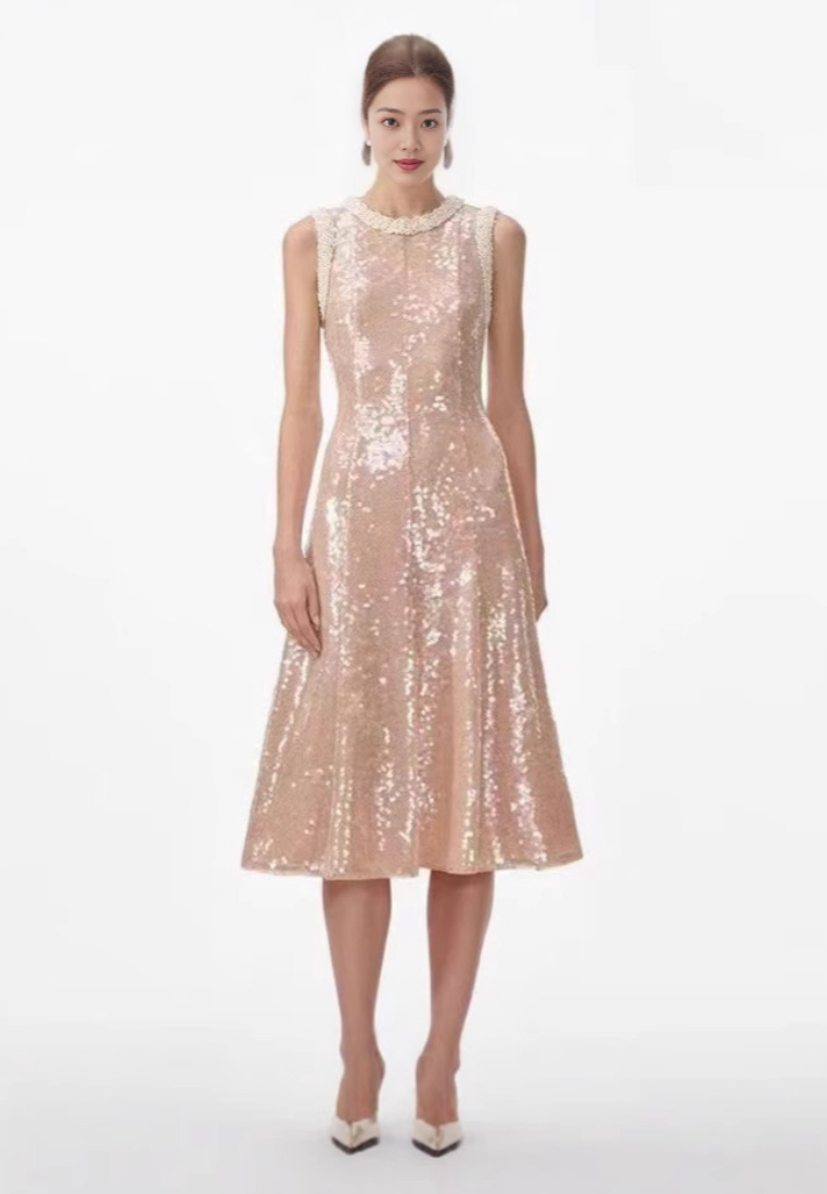 New elegant Retro Round-neck dress Party Dress K121704