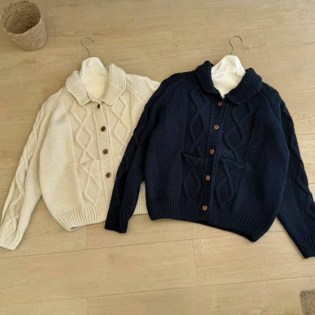 Korean style thick cozy sweater cardigan K010620