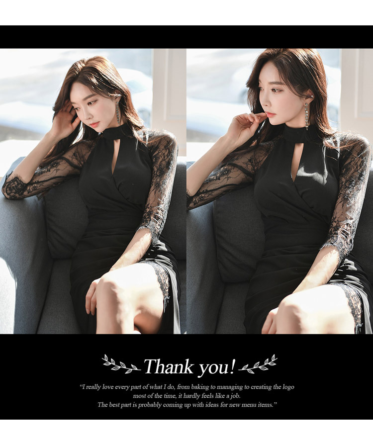 New Elegant Lace bodycon dress K25121110
