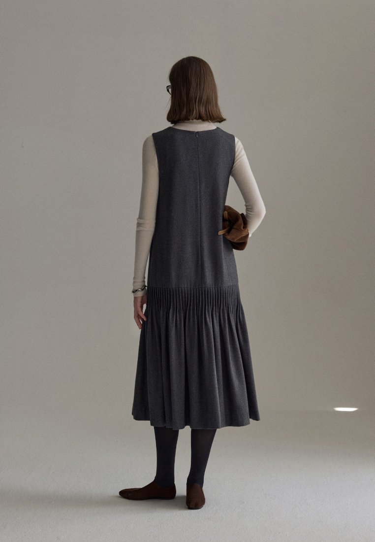 Elegant New Style Women's Grey One piece dress K25120301