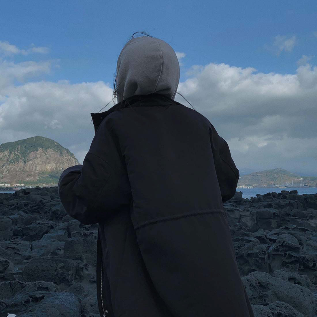 Korean chic stand collar cotton-padded coat warm cotton-padded jacket K010624