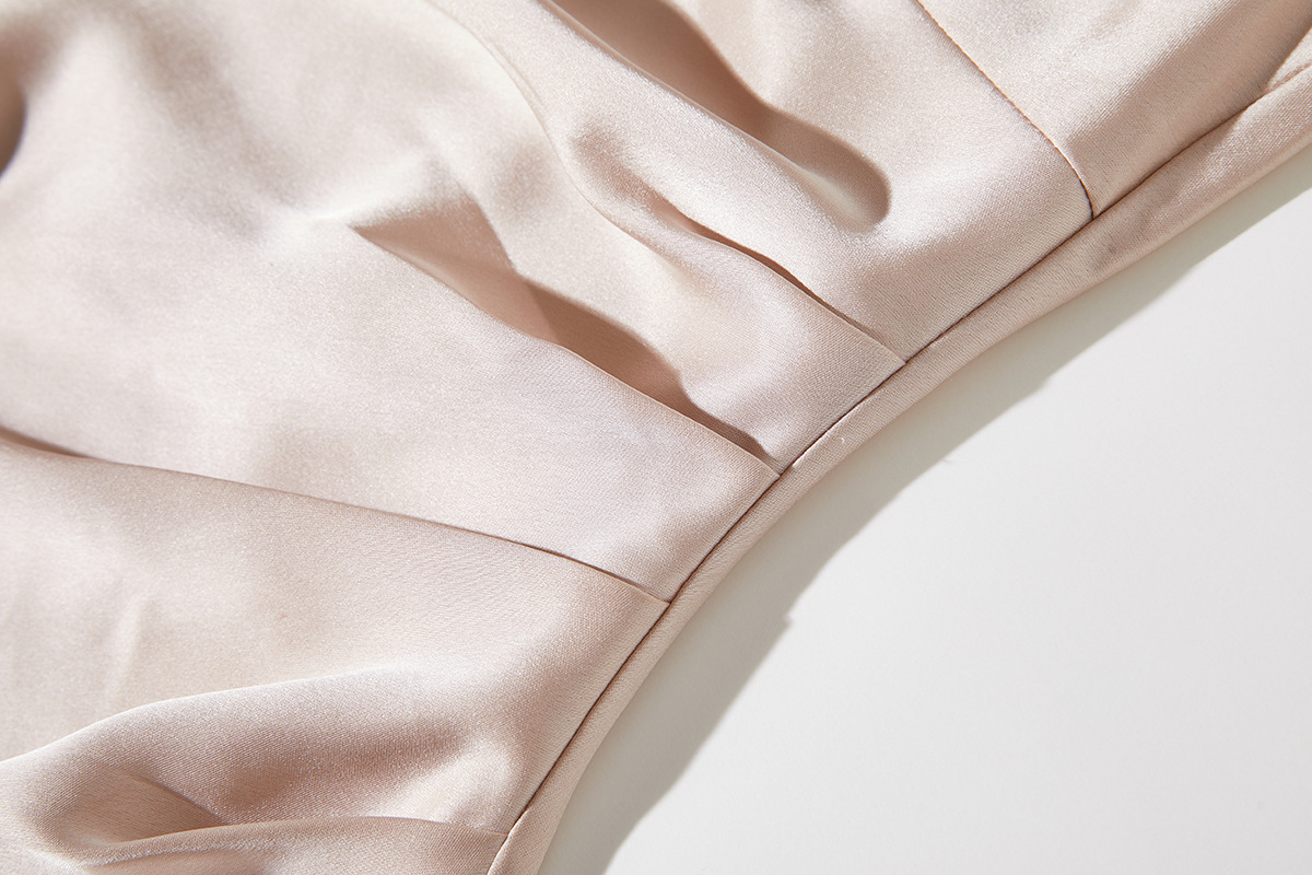 New Elegant chic pleated off-shoulder women dress K26011305