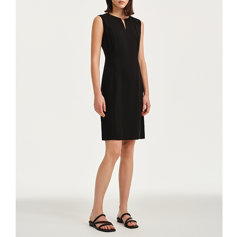 Chic Style Notch Neck Sleeveless Sheath Dress K26051101