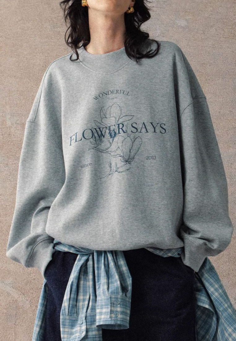 New casual crew neck sweatshirt K25120903