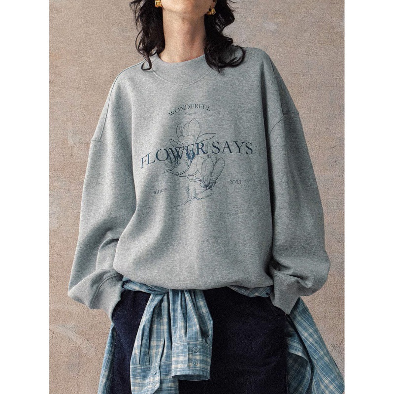 New casual crew neck sweatshirt K25120903