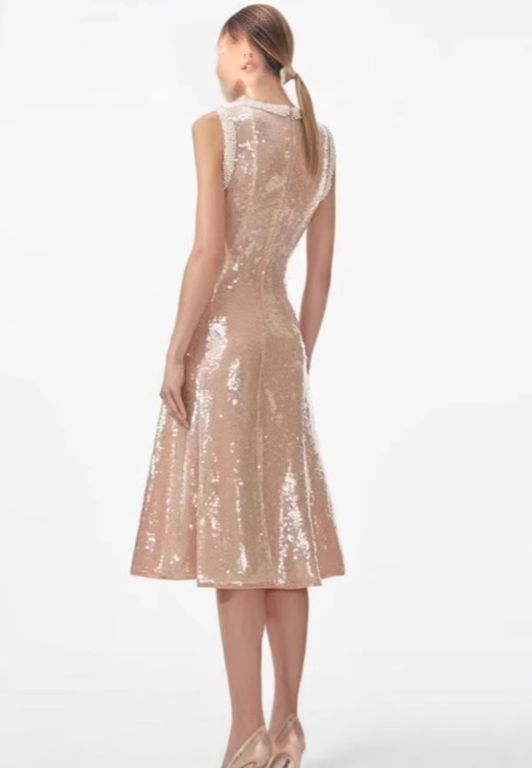 New elegant Retro Round-neck dress Party Dress K121704