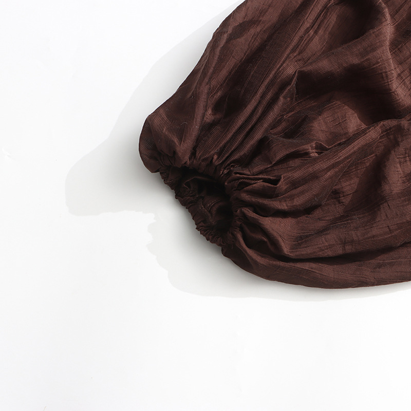 New Elelgant lantern sleeves  ruffled One piece dress K25121208