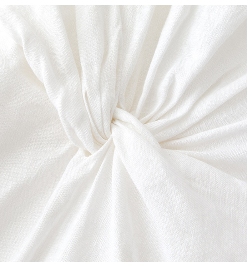 Chic Style Sleeveless Knot Waist Linen Midi Dress
